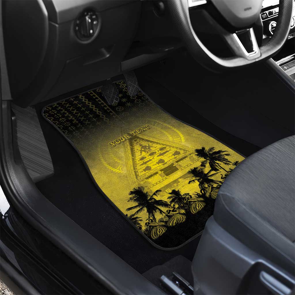 Palau Independence Day Car Mats Palauan Tattoo Pattern - Polynesian Pride