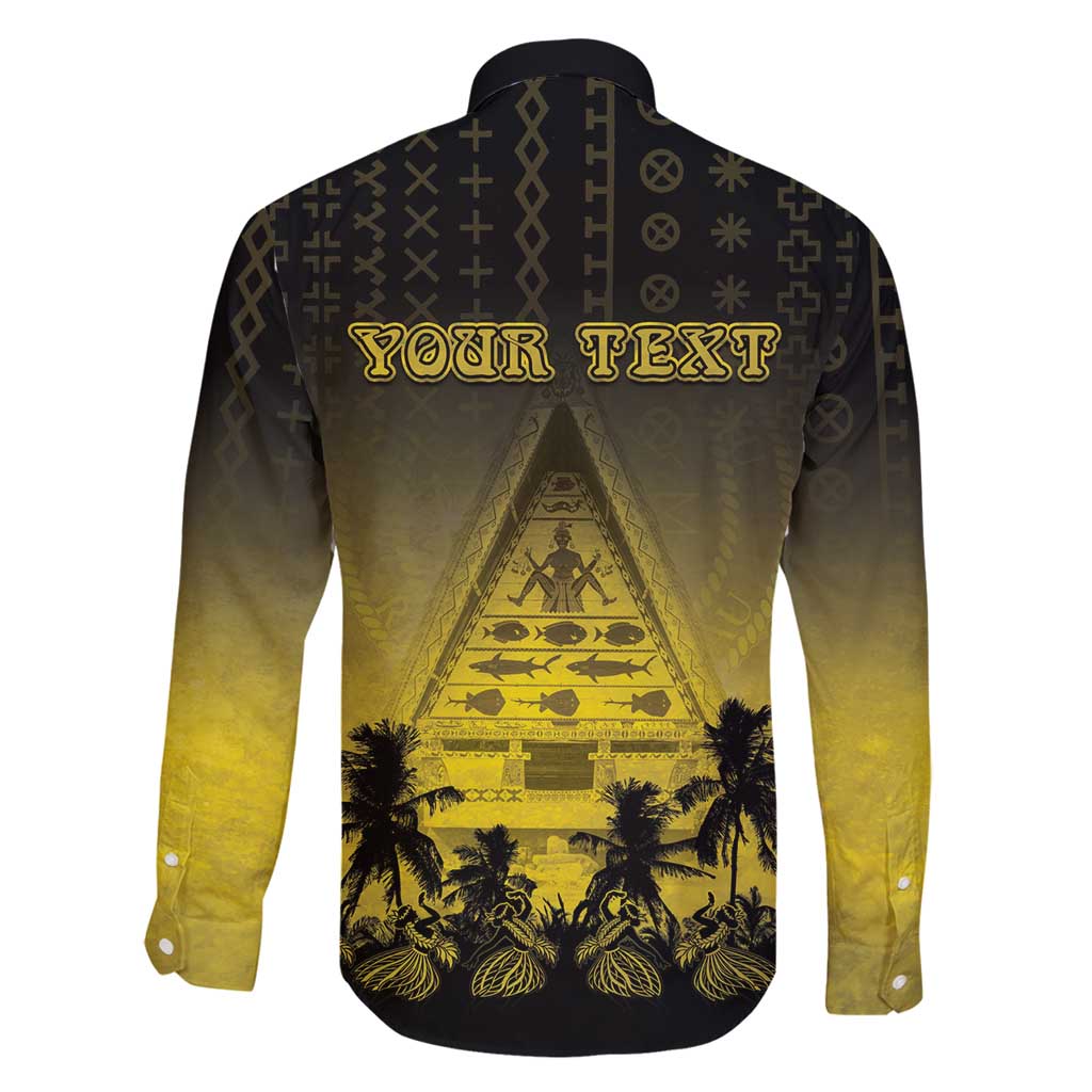 Personalised Palau Independence Day Family Matching Puletasi and Hawaiian Shirt Palauan Tattoo Pattern - Polynesian Pride