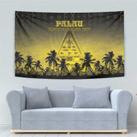 Palau Independence Day Tapestry Palauan Tattoo Pattern - Polynesian Pride