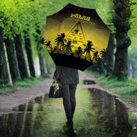 Palau Independence Day Umbrella Palauan Tattoo Pattern - Polynesian Pride