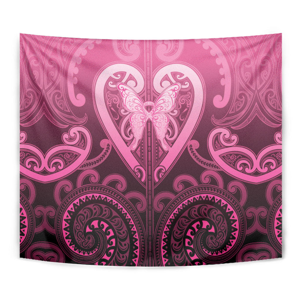 Aotearoa Breast Cancer Tapestry Maori Tribal Pattern LT05 - Polynesian Pride