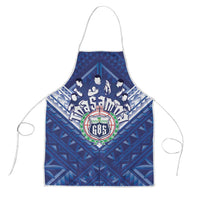 Toa Samoa Rugby Apron Samoan Pride With Tribal Pattern - Polynesian Pride