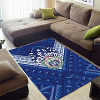 Toa Samoa Rugby Area Rug Samoan Pride With Tribal Pattern - Polynesian Pride