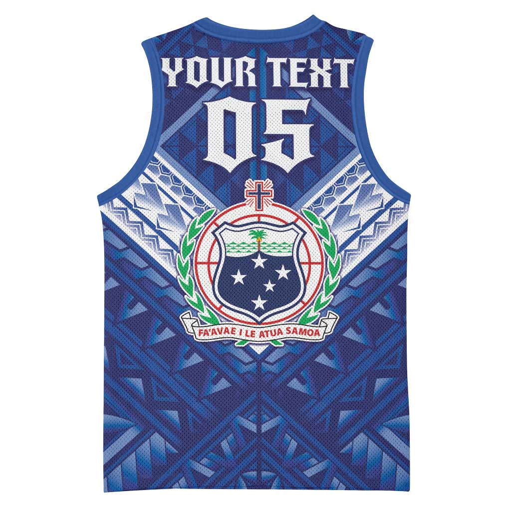Toa Samoa Rugby Custom Basketball Jersey Samoan Pride With Tribal Pattern - Polynesian Pride