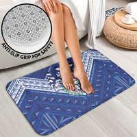 Toa Samoa Rugby Bathroom Set Samoan Pride With Tribal Pattern - Polynesian Pride