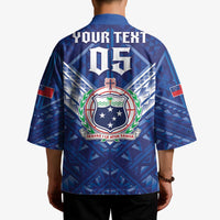 Toa Samoa Rugby Custom Kimono Samoan Pride With Tribal Pattern - Polynesian Pride