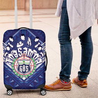 Toa Samoa Rugby Luggage Cover Samoan Pride With Tribal Pattern - Polynesian Pride