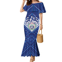 Toa Samoa Rugby Custom Mermaid Dress Samoan Pride With Tribal Pattern - Polynesian Pride