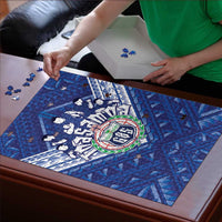 Toa Samoa Rugby Puzzle Samoan Pride With Tribal Pattern - Polynesian Pride