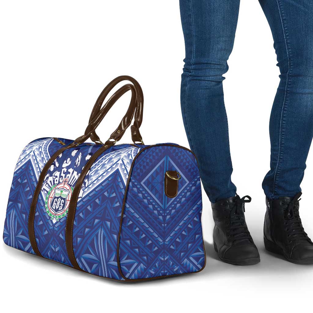 Toa Samoa Rugby Travel Bag Samoan Pride With Tribal Pattern - Polynesian Pride