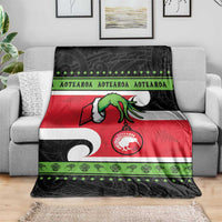 New Zealand Funny Christmas Blanket Maori Tiki