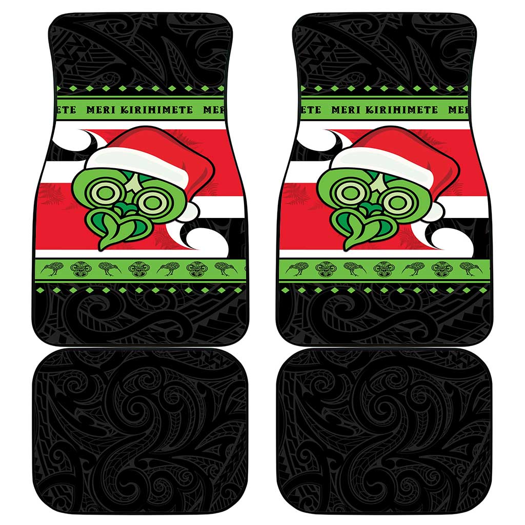 New Zealand Funny Christmas Car Mats Maori Tiki
