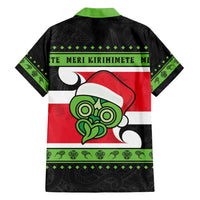 New Zealand Funny Christmas Family Matching Long Sleeve Bodycon Dress and Hawaiian Shirt Maori Tiki