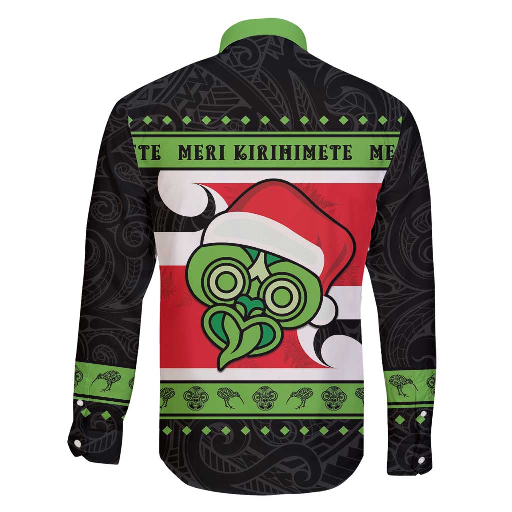 New Zealand Funny Christmas Family Matching Puletasi and Hawaiian Shirt Maori Tiki