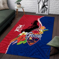 Guam Martin Luther King Jr Day Area Rug LT05 Red - Polynesian Pride