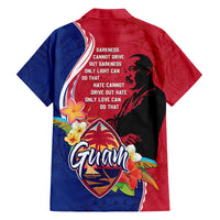 Guam Martin Luther King Jr Day Family Matching Off Shoulder Maxi Dress and Hawaiian Shirt LT05 - Polynesian Pride
