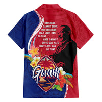 Guam Martin Luther King Jr Day Family Matching Short Sleeve Bodycon Dress and Hawaiian Shirt LT05 - Polynesian Pride
