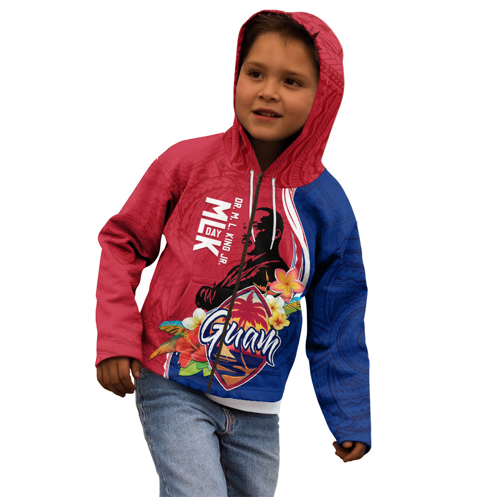 Guam Martin Luther King Jr Day Kid Hoodie LT05 - Polynesian Pride