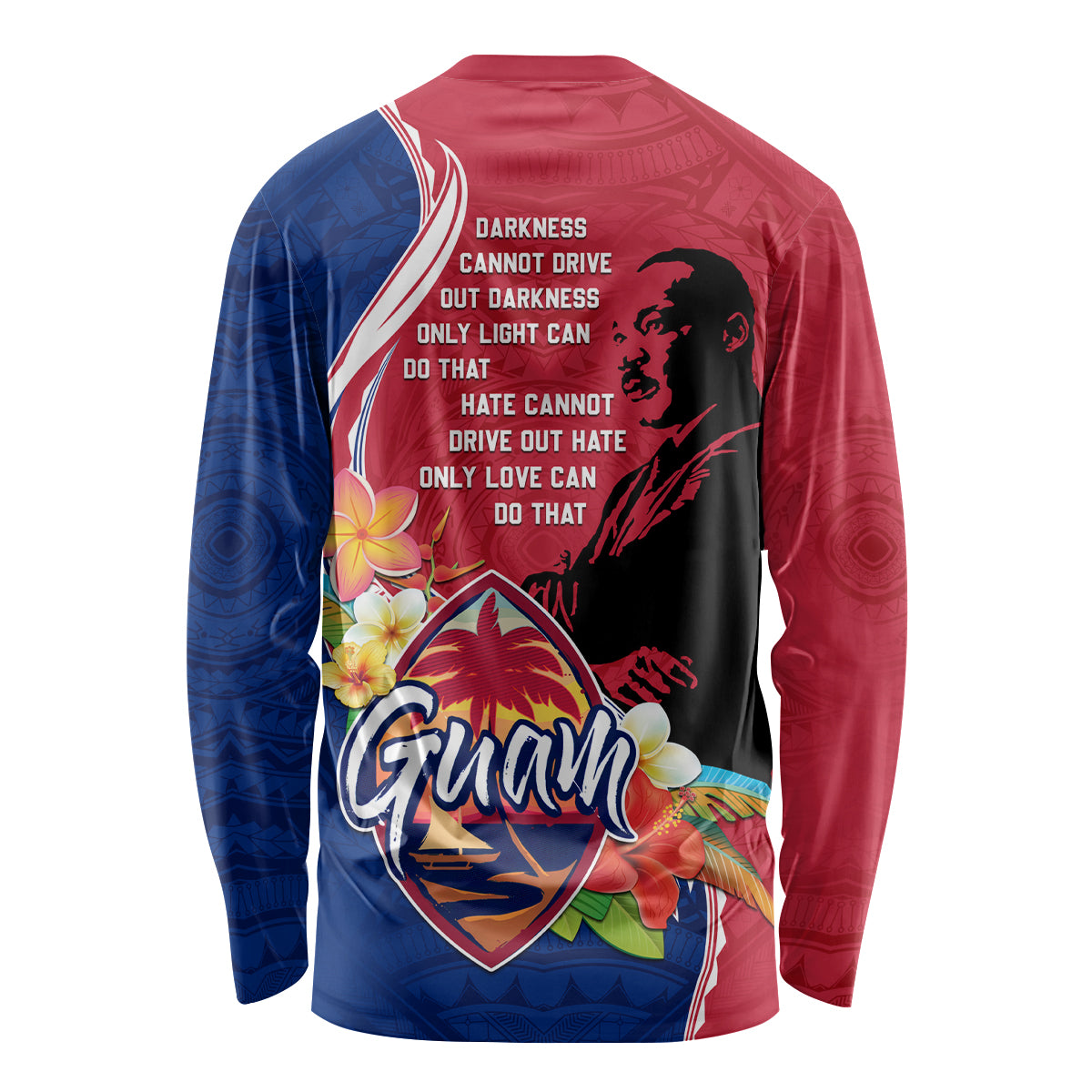 Guam Martin Luther King Jr Day Long Sleeve Shirt LT05 - Polynesian Pride