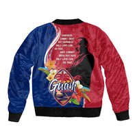Guam Martin Luther King Jr Day Sleeve Zip Bomber Jacket LT05 - Polynesian Pride