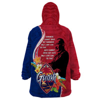 Guam Martin Luther King Jr Day Wearable Blanket Hoodie LT05 - Polynesian Pride