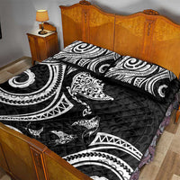 Hawaii Manta Ray Quilt Bed Set Polynesian Art Tattoo