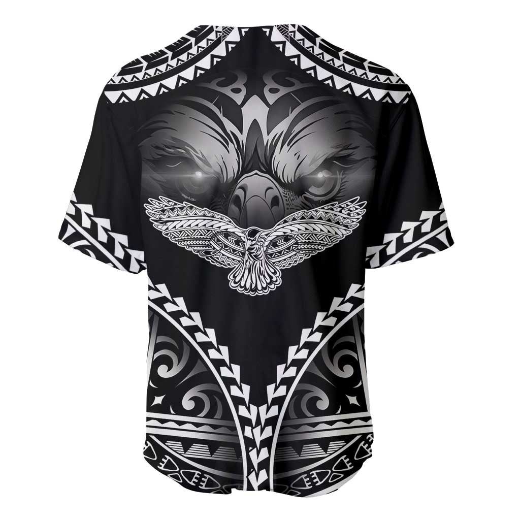 Hawaiian Hawk Baseball Jersey Polynesian Pattern Style LT05 - Polynesian Pride
