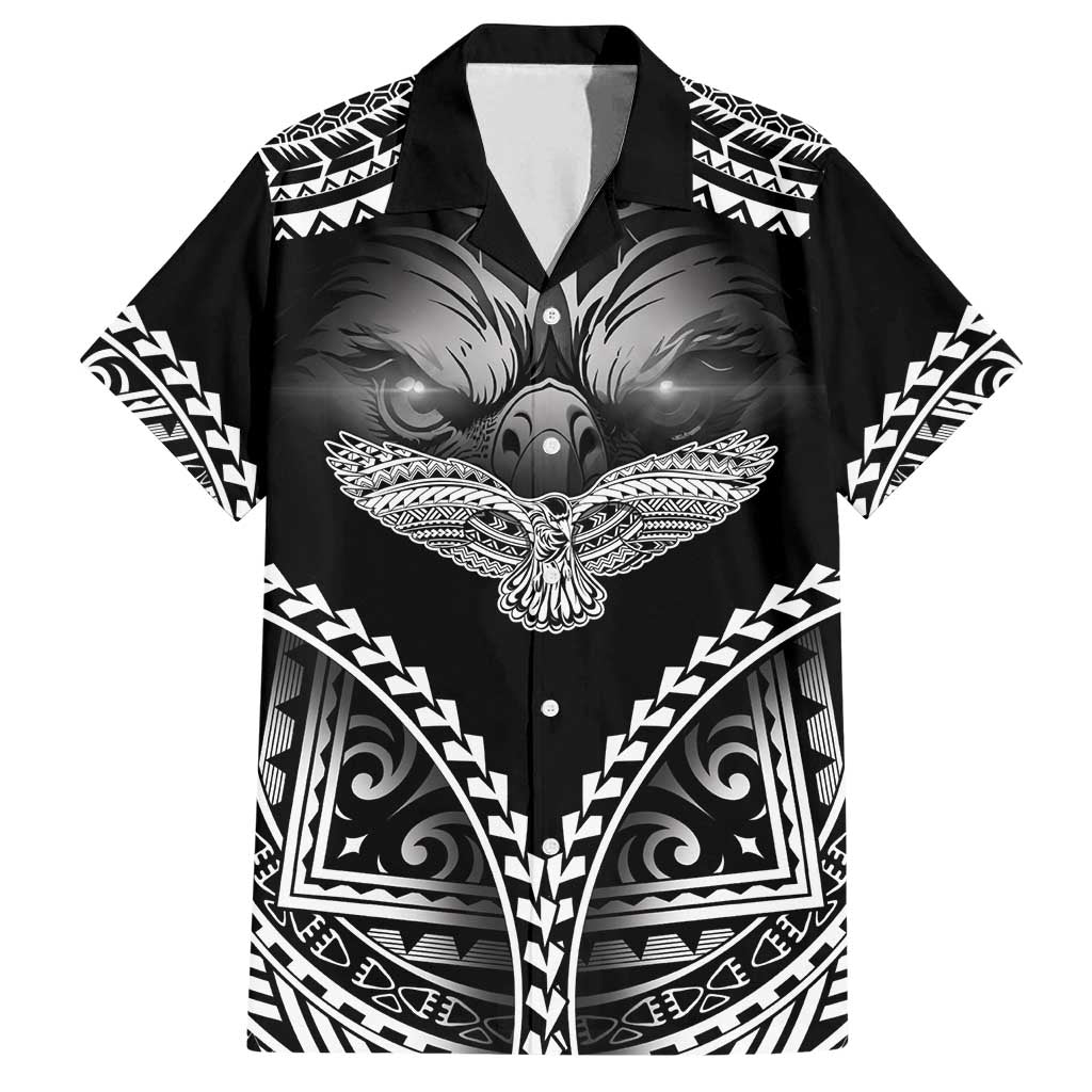Hawaiian Hawk Family Matching Puletasi and Hawaiian Shirt Polynesian Pattern Style