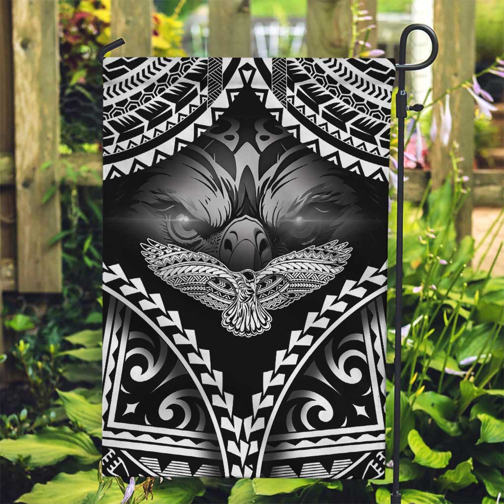 Hawaiian Hawk Garden Flag Polynesian Pattern Style