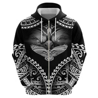 Hawaiian Hawk Hoodie Polynesian Pattern Style