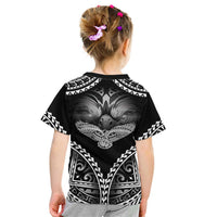 Hawaiian Hawk Kid T Shirt Polynesian Pattern Style LT05 - Polynesian Pride