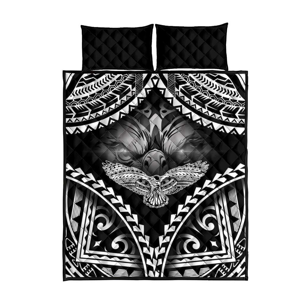 Hawaiian Hawk Quilt Bed Set Polynesian Pattern Style