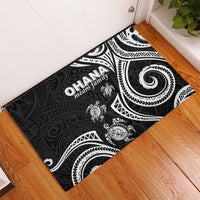 Hawaii Ohana Means Family Rubber Doormat Sea Turtle Polynesian Style LT05 - Polynesian Pride