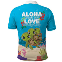 Ohana Hawaii Polo Shirt Kawaii Family Turtle LT05 - Polynesian Pride