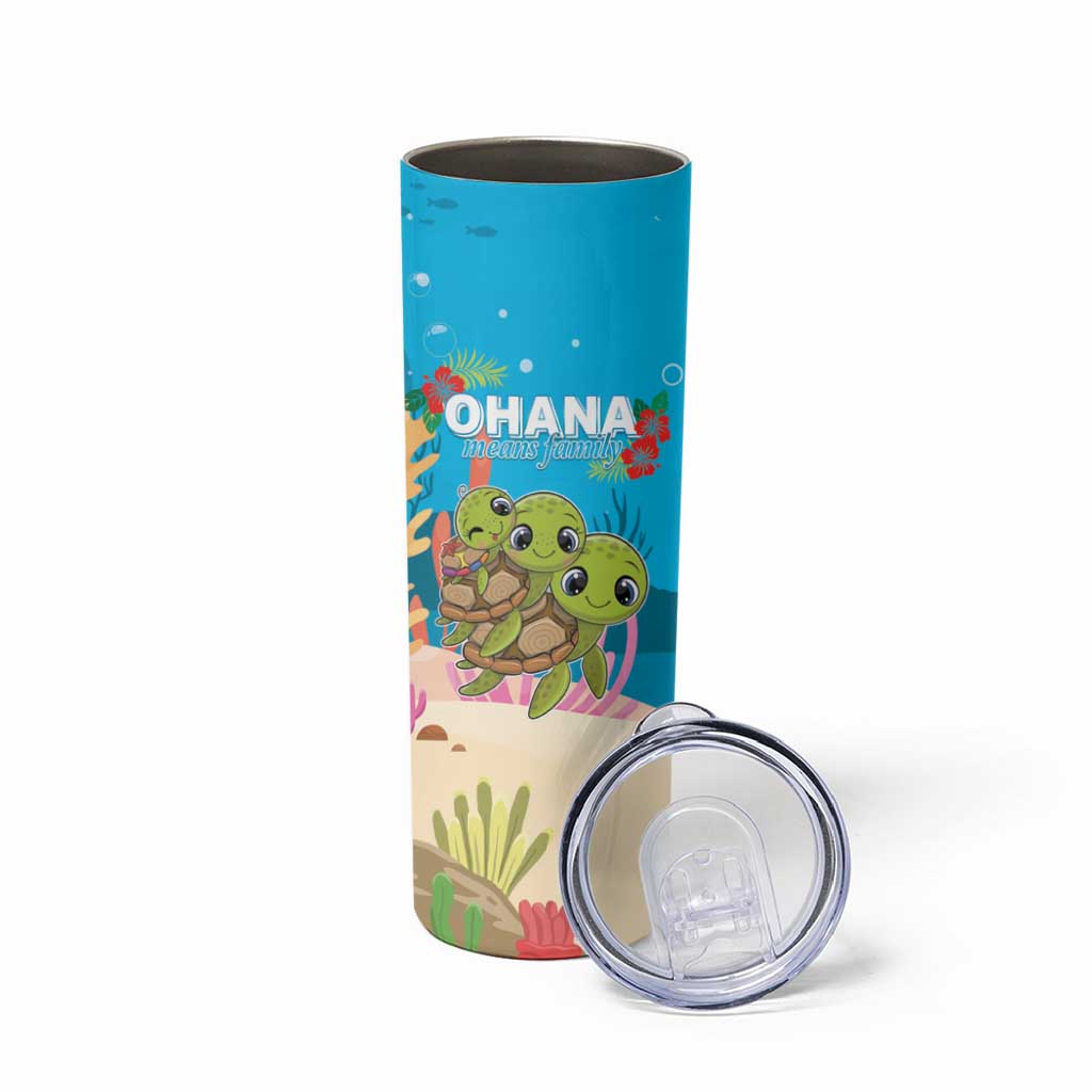 Ohana Hawaii Skinny Tumbler Kawaii Family Turtle