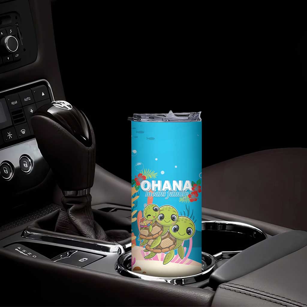 Ohana Hawaii Skinny Tumbler Kawaii Family Turtle