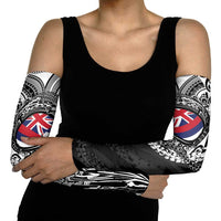 Hawaii King Flag Arm Sleeves Hawaiian Maile Lei LT05 - Polynesian Pride
