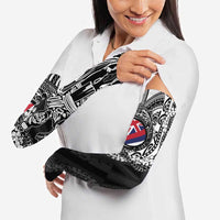 Hawaii King Flag Arm Sleeves Hawaiian Maile Lei LT05 - Polynesian Pride