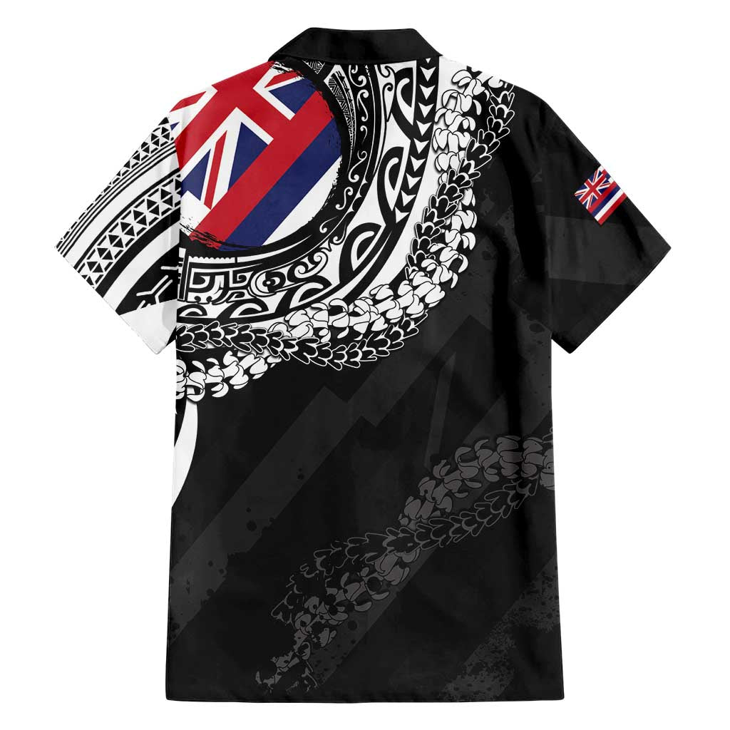 Hawaii King Flag Family Matching Mermaid Dress and Hawaiian Shirt Hawaiian Maile Lei - Polynesian Pride