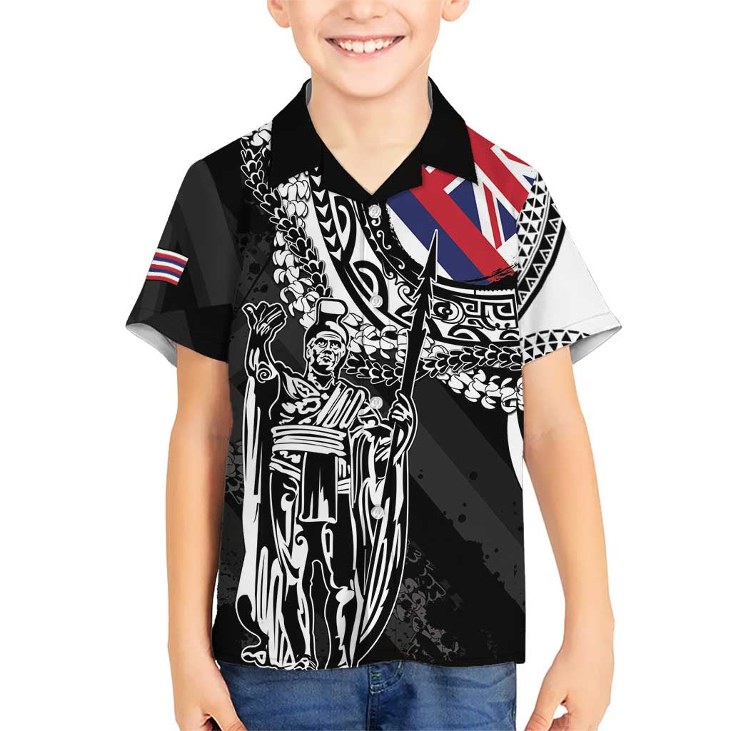 Hawaii King Flag Hawaiian Shirt Hawaiian Maile Lei - Polynesian Pride