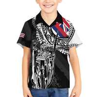 Hawaii King Flag Hawaiian Shirt Hawaiian Maile Lei - Polynesian Pride