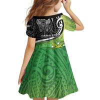 Custom New Zealand Cook Islands Family Matching Mermaid Dress and Hawaiian Shirt Maori Tiki With Circle Stars Turtle - Polynesian Pride