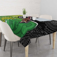 New Zealand Cook Islands Tablecloth Maori Tiki With Circle Stars Turtle LT05 - Polynesian Pride