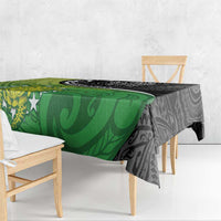 New Zealand Cook Islands Tablecloth Maori Tiki With Circle Stars Turtle LT05 - Polynesian Pride