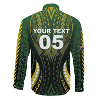 Custom Cook Islands Rugby Family Matching Puletasi and Hawaiian Shirt Unique Style Black Version LT05 - Polynesian Pride