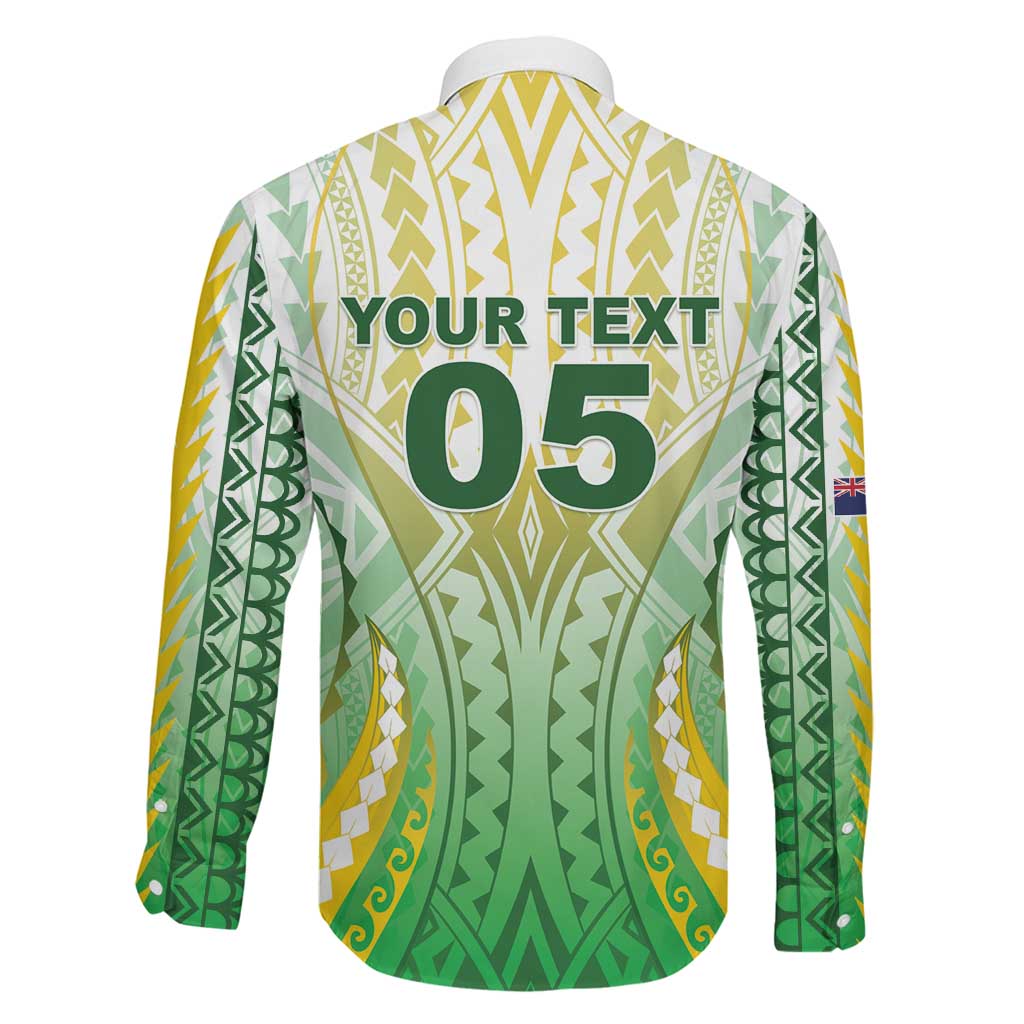 Custom Cook Islands Rugby Family Matching Off Shoulder Short Dress and Hawaiian Shirt Unique Style White Version - Polynesian Pride
