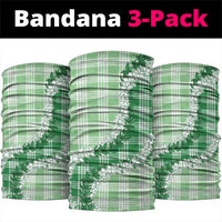 Green Hawaii Palaka Neck Gaiter Hawaiian Honohono Lei LT05 package One Size: 25*50cm Green - Polynesian Pride