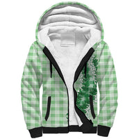 Green Hawaii Palaka Sherpa Hoodie Hawaiian Honohono Lei LT05 Unisex Green - Polynesian Pride