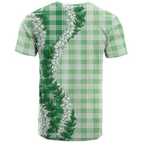 Green Hawaii Palaka T Shirt Hawaiian Honohono Lei LT05 - Polynesian Pride