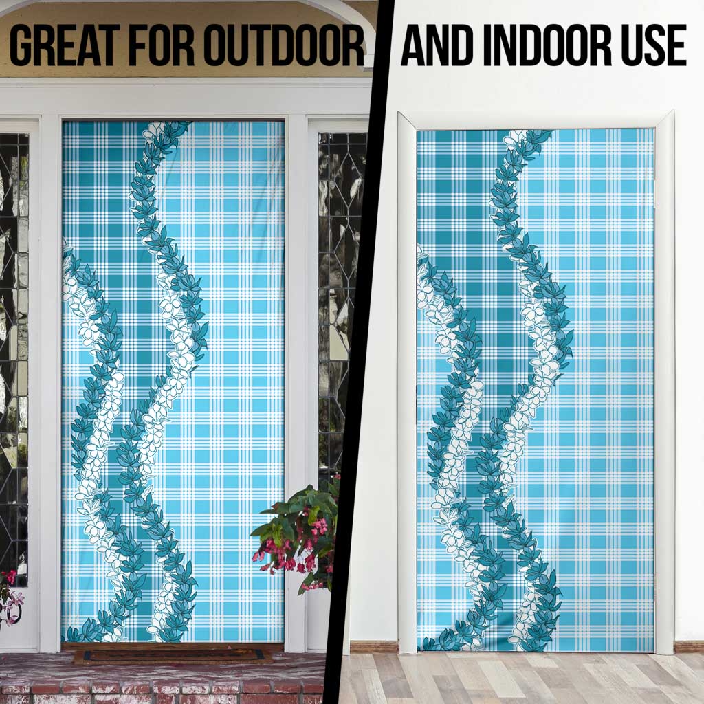 Blue Hawaii Palaka Door Cover Hawaiian Honohono Lei LT05 - Polynesian Pride